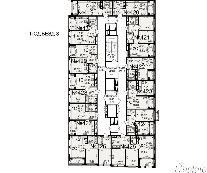 2-комн квартира в новом доме Большая улица, 6А/1,  д. 6А/1