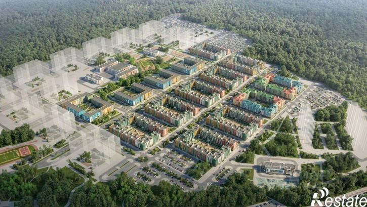 1-комн квартира в новом доме улица Героев России, 6