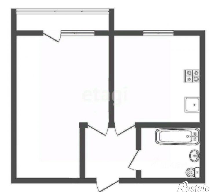 1-комн квартира ул Серебровская, 20,  д. 20