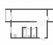 2-комн, 45кв м, этаж 5/9 улица Металлургов, 45Б