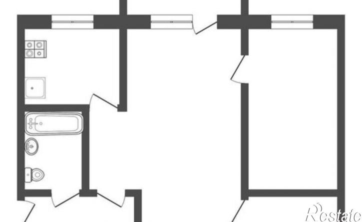 2-комн квартира улица Ф.Энгельса, 151,  д. 151