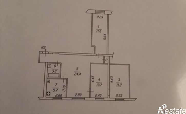 4-комн квартира улица Ползунова, 16,  д. 16