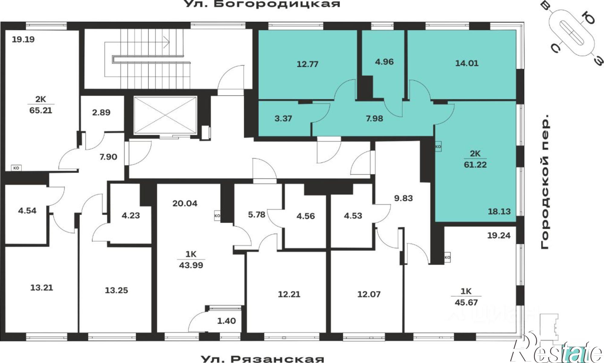 Купить квартиру за 7 652 500 рублей на ул Богородицкая, 8В