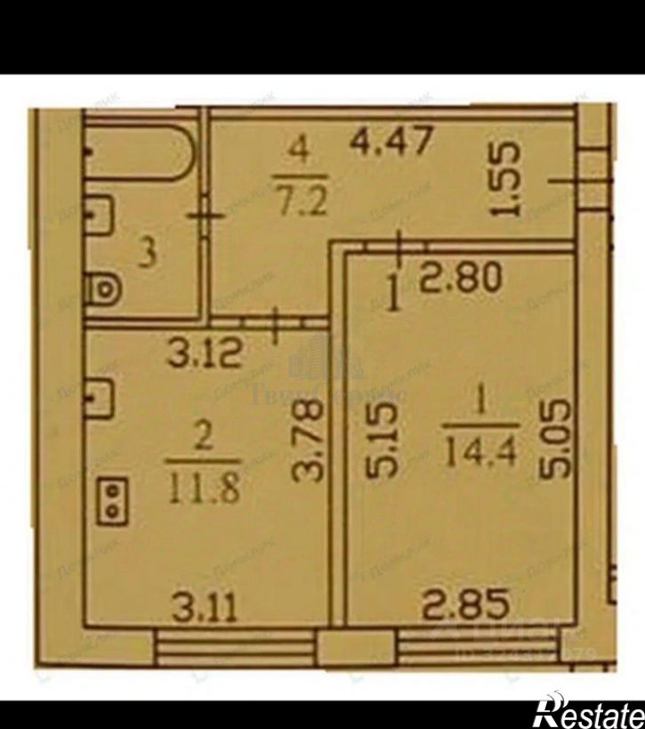 1-комн квартира проспект Ленина, 149,  д. 149