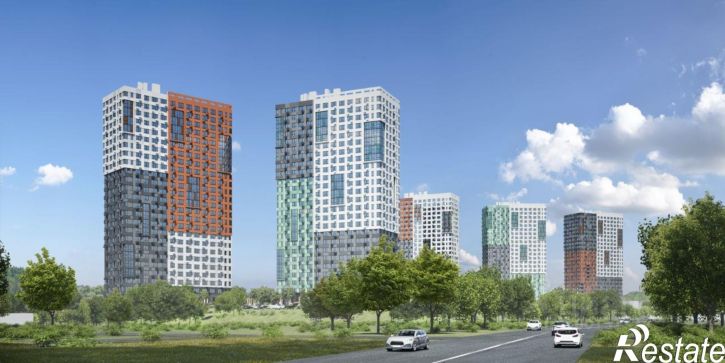 1-комн квартира в новом доме улица Осиновая Гора, с3,  д. с3