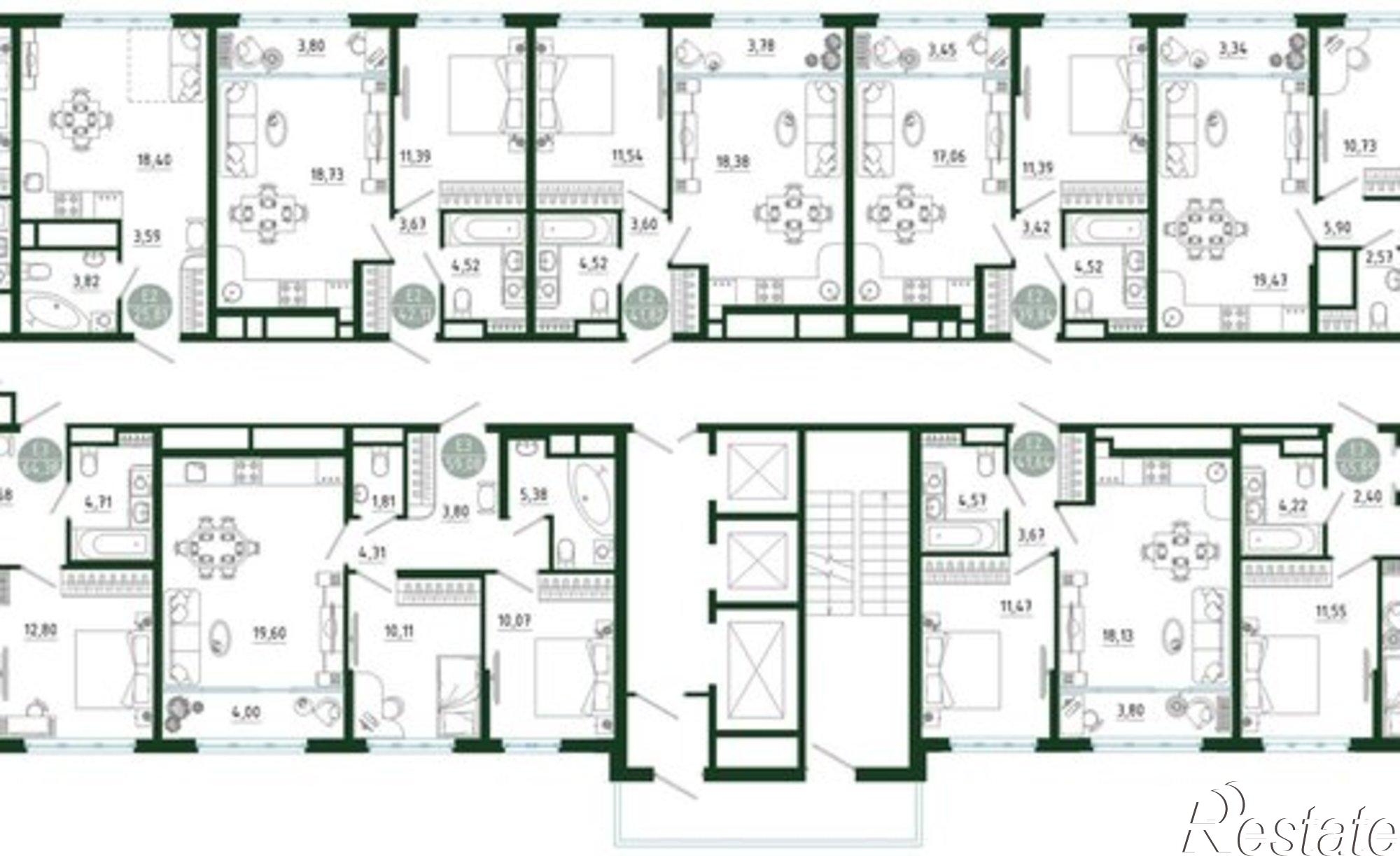 Купить квартиру за 6 036 550 рублей на улица Генерала Маргелова, 9Б