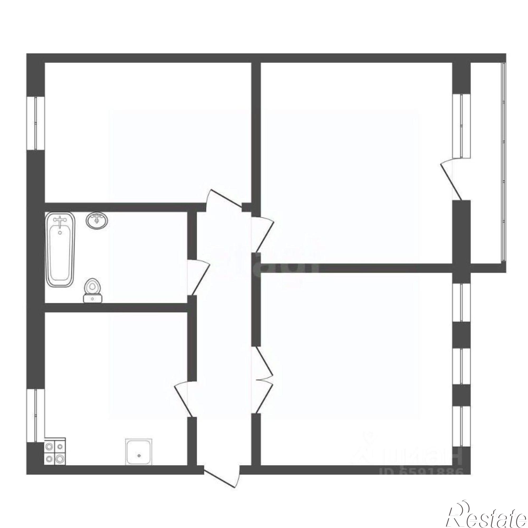 Купить квартиру за 8 200 000 рублей на Гоголевская улица, 76