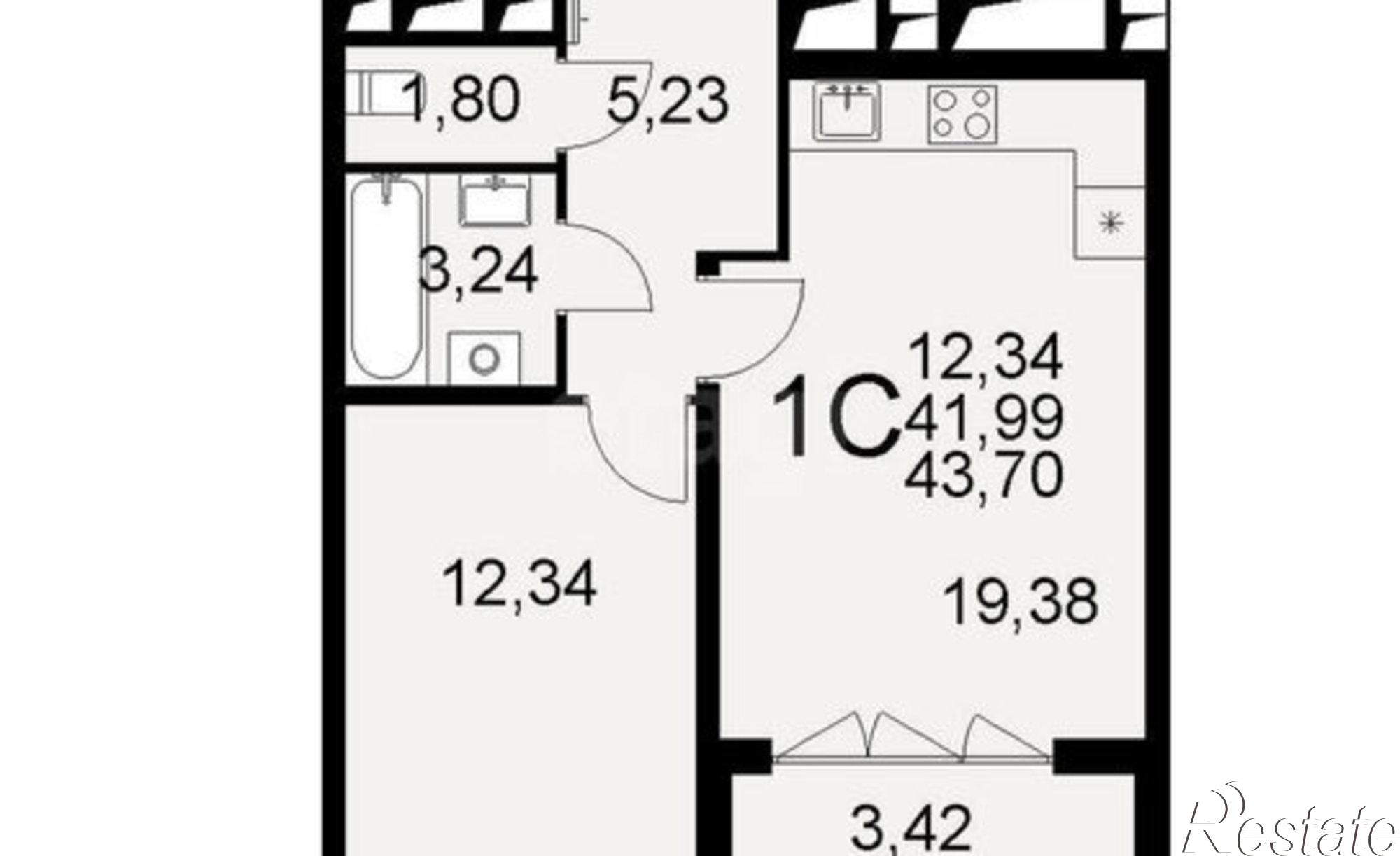 Купить квартиру за 7 600 000 рублей на Путейская улица, 11