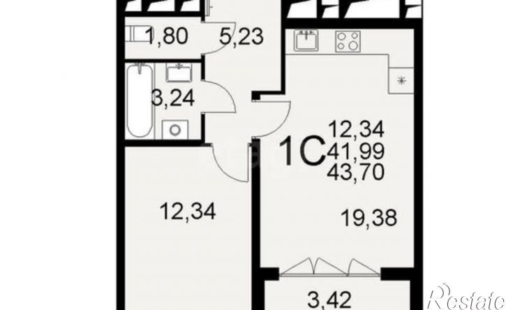 1-комн квартира Путейская улица, 11,  д. 11