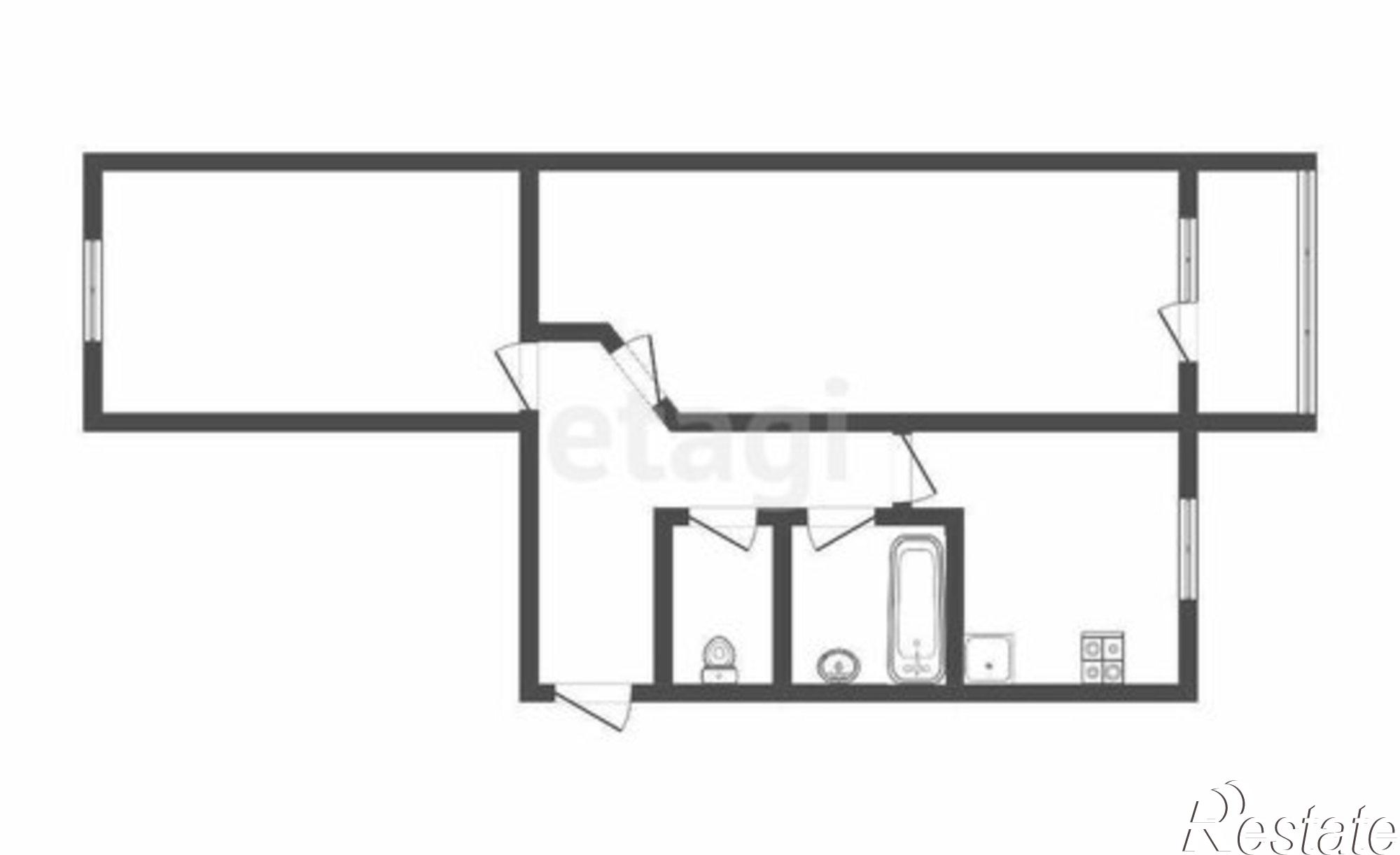 Купить квартиру за 3 400 000 рублей на ул Ю.Фучика, 22 3