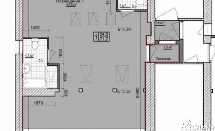 1-комн квартира ул Фридриха Энгельса, 73,  д. 73