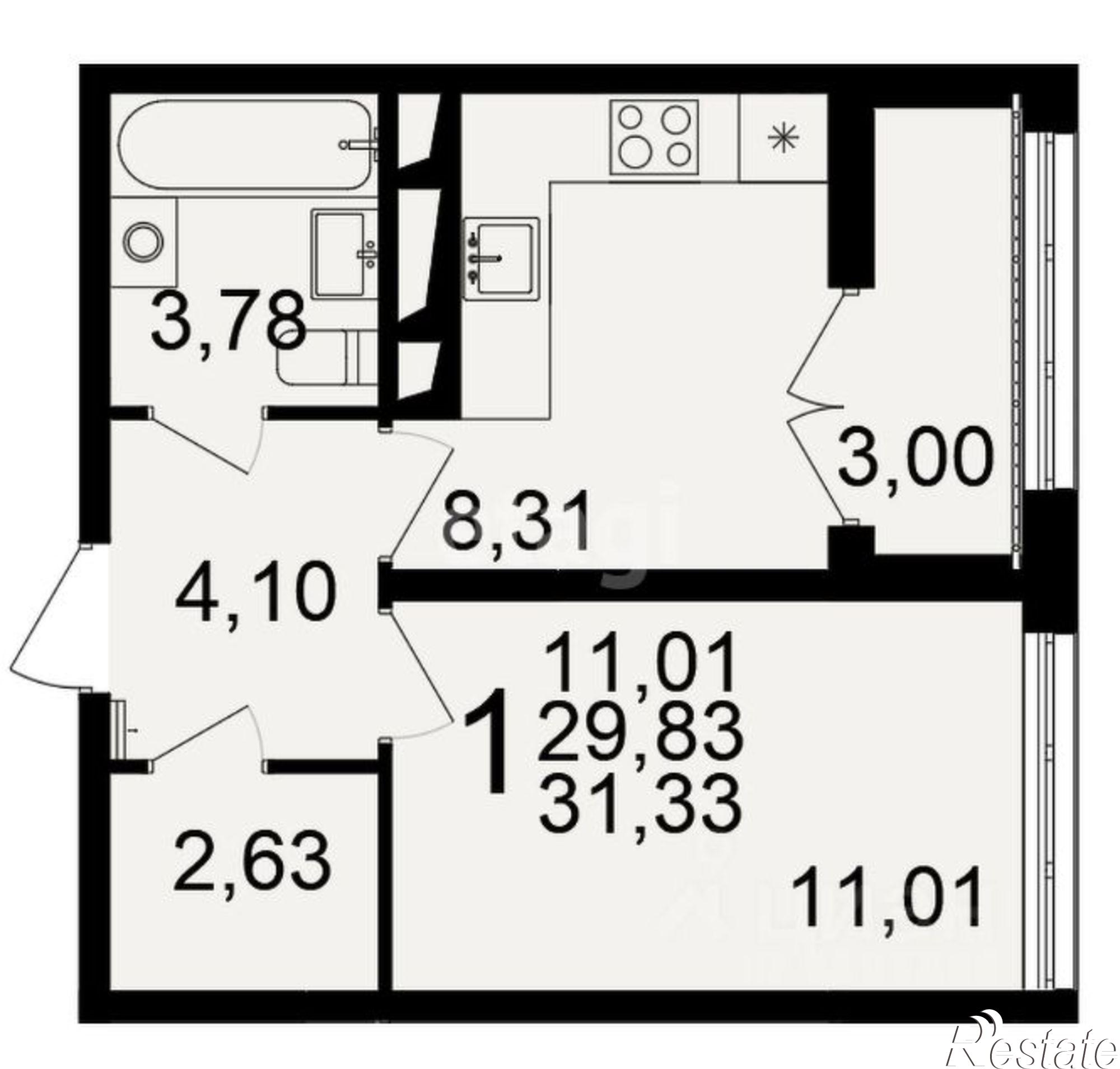 Купить квартиру за 3 500 000 рублей на Большая улица, 6А/1