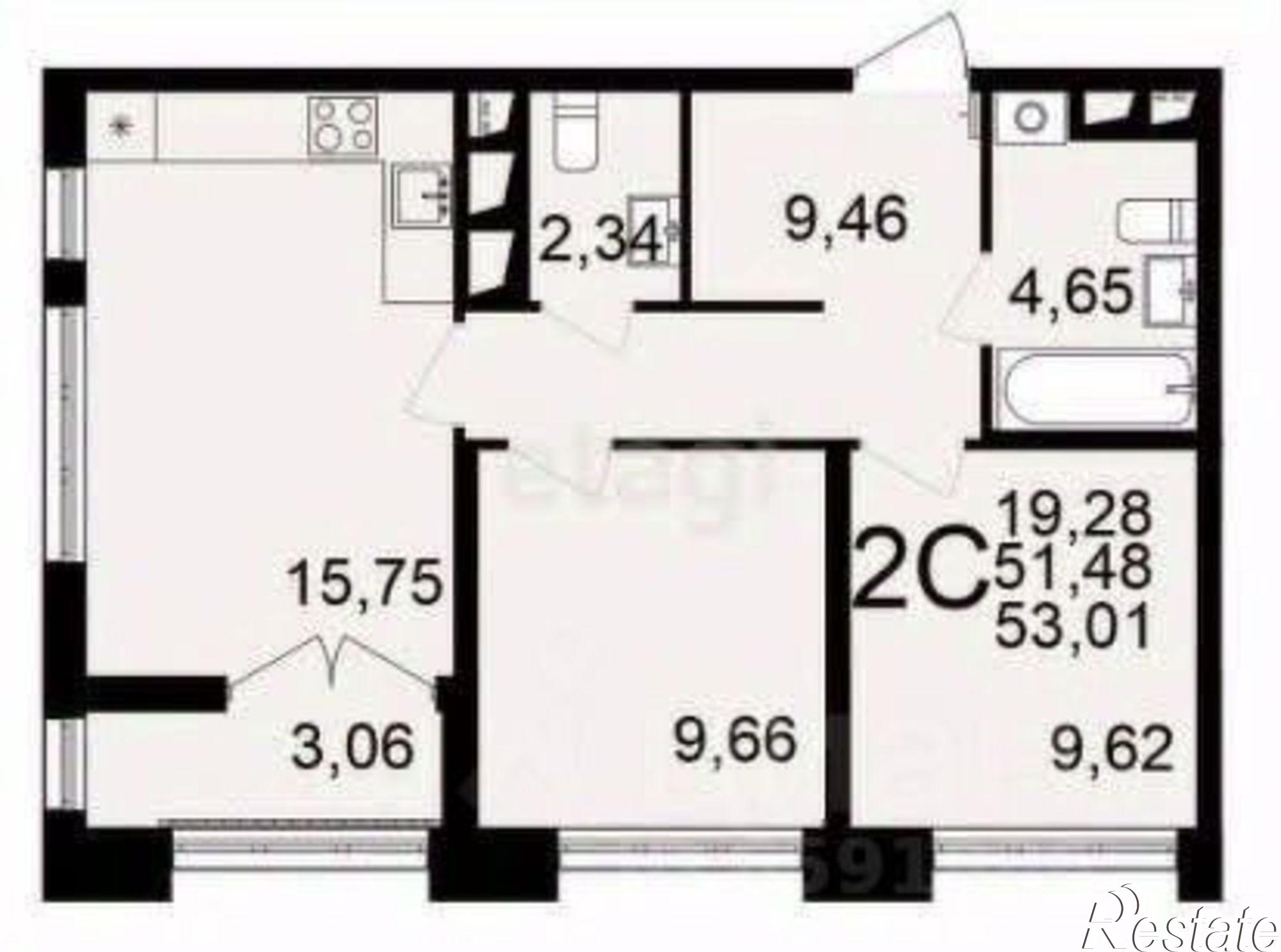 Купить квартиру за 5 200 000 рублей на Большая улица, 6А/1