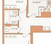 3-комн, 54кв м, этаж 4/9 2-й Клинской проезд, 8