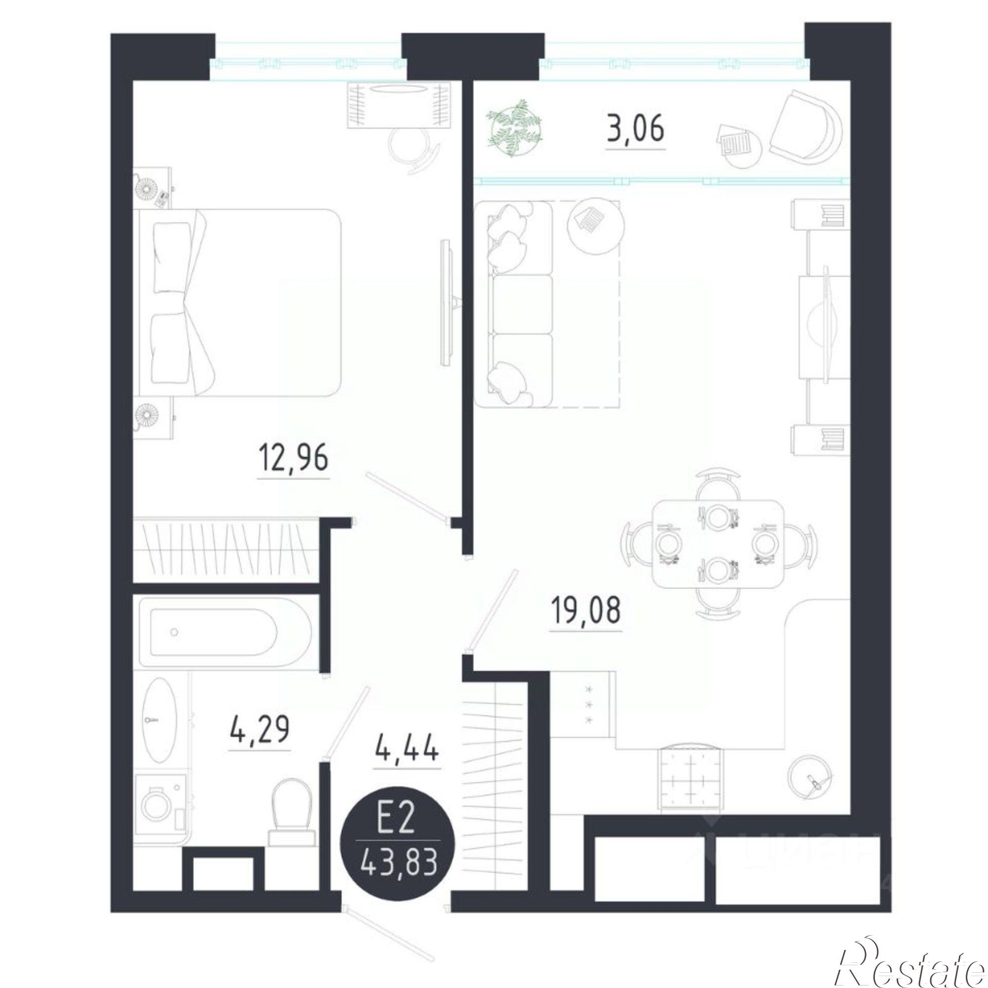 Купить квартиру за 8 108 550 рублей на ул Макса Смирнова, 73