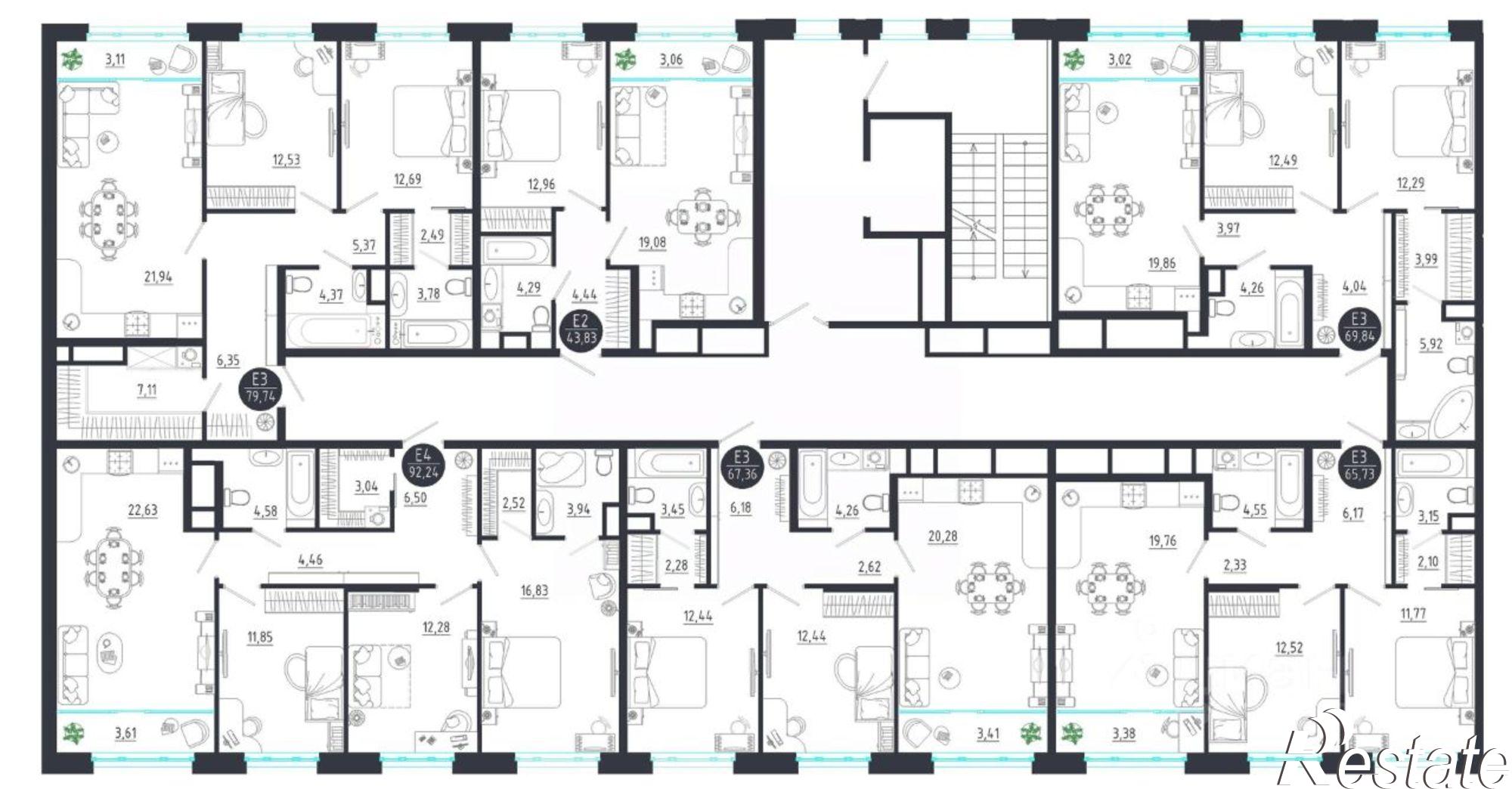 Купить квартиру за 8 108 550 рублей на ул Макса Смирнова, 73