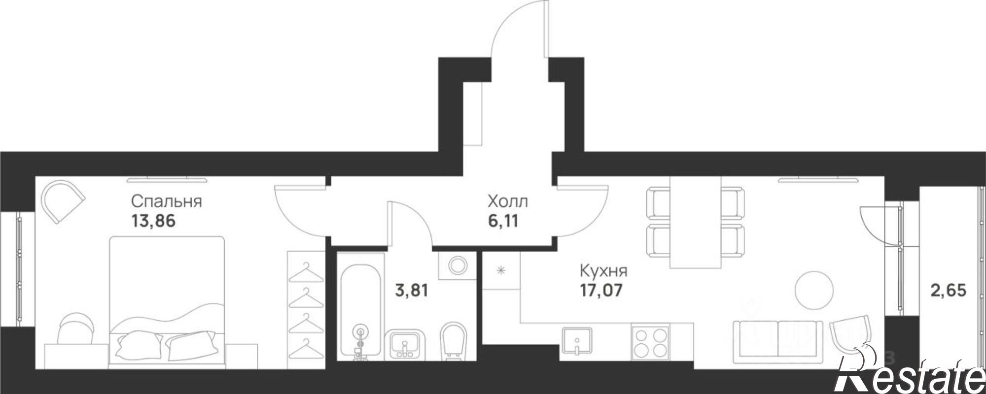 Купить квартиру за 5 411 660 рублей на муниципальное образование Тула