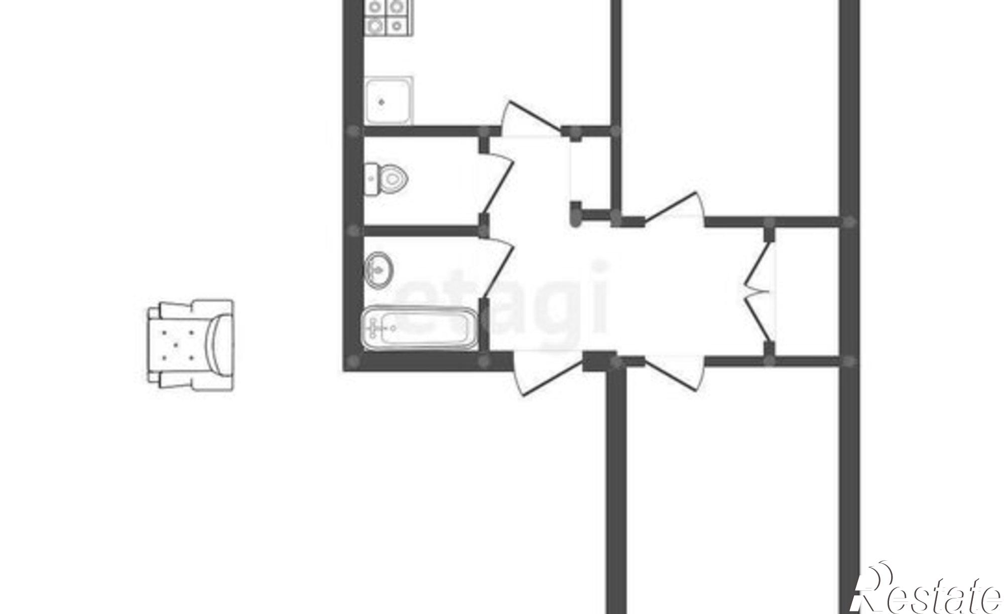 Купить квартиру за 5 970 000 рублей на улица Седова, 12