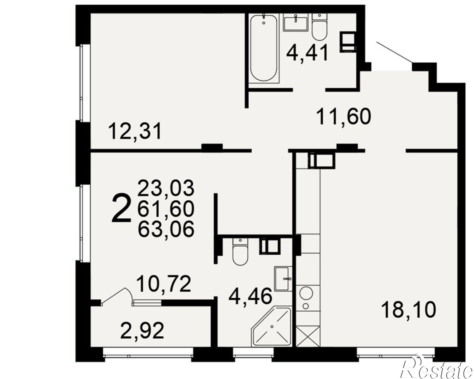 Купить квартиру за 7 251 900 рублей на Самоварная улица, 1