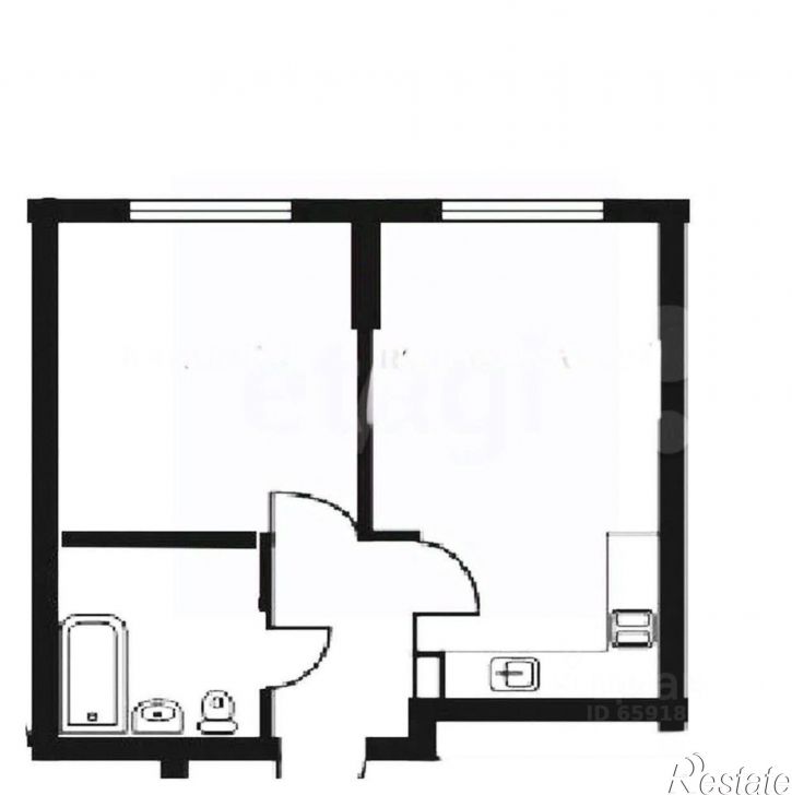 2-комн квартира улица Кутузова, 3 к1,  д. 3 к1