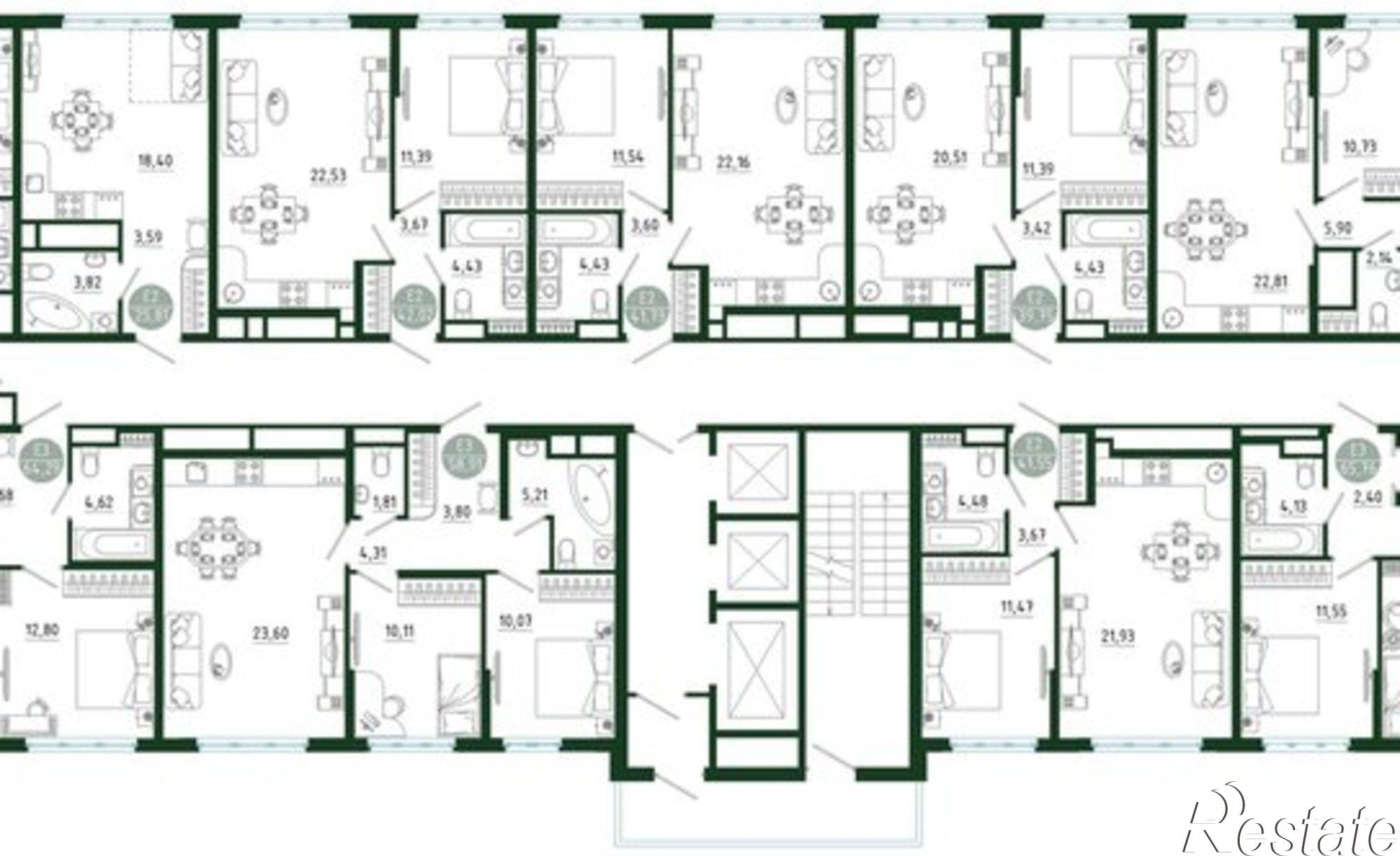 Купить квартиру за 5 444 560 рублей на ул Генерала Маргелова, 9Б