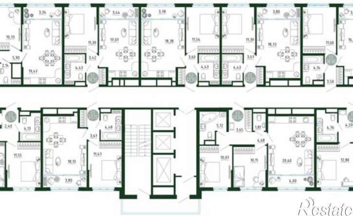 2-комн квартира в новом доме улица Генерала Маргелова, 9Б,  д. 9Б
