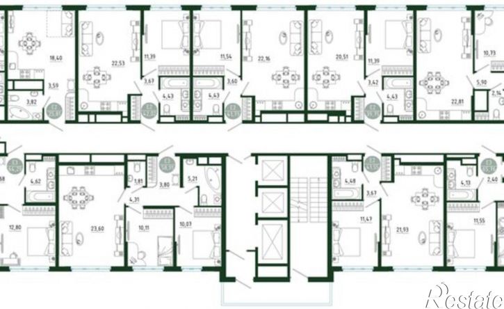 1-комн квартира в новом доме ул Генерала Маргелова, 9Б,  д. 9Б
