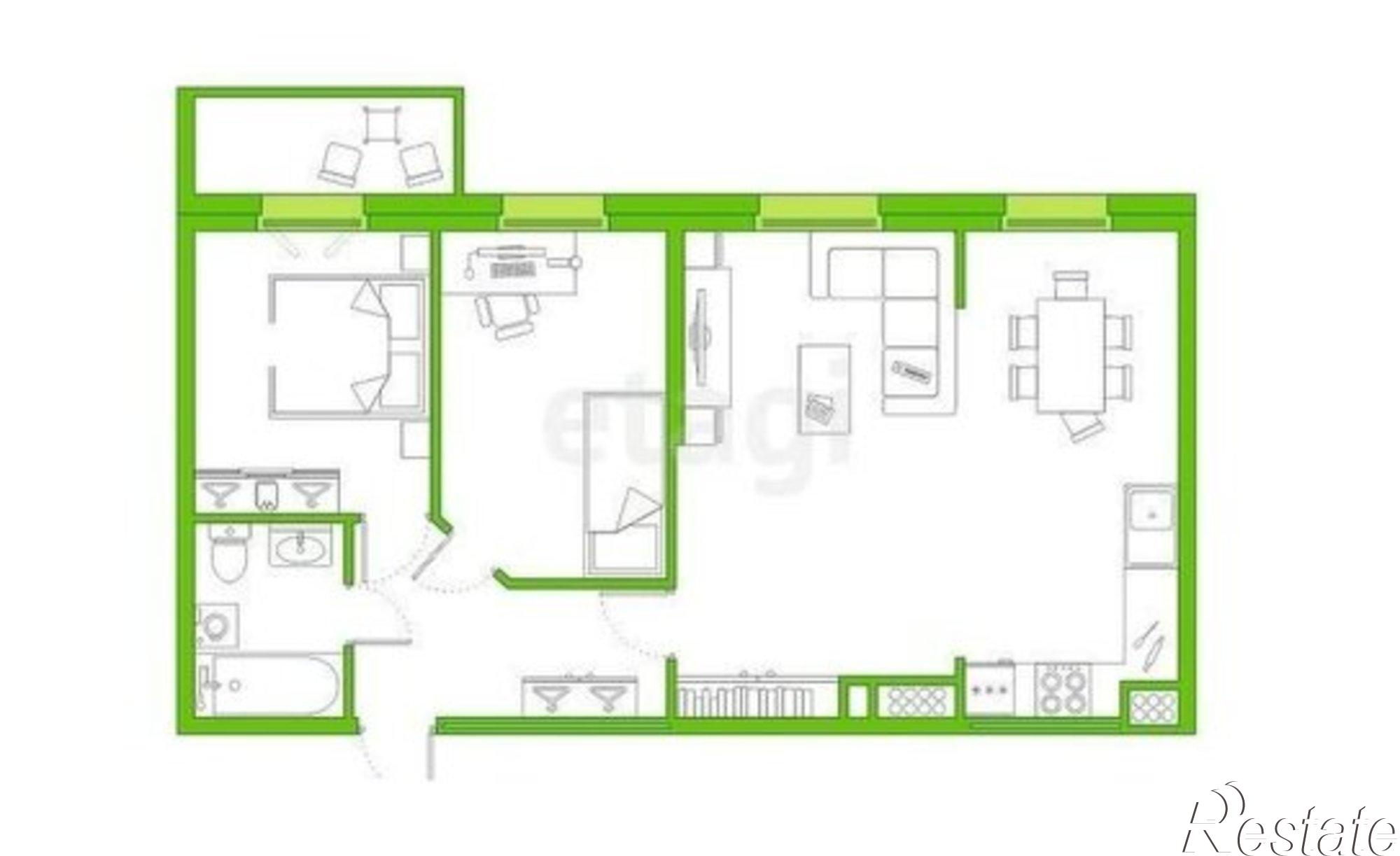 Купить квартиру за 17 490 000 рублей на улица Революции, 21