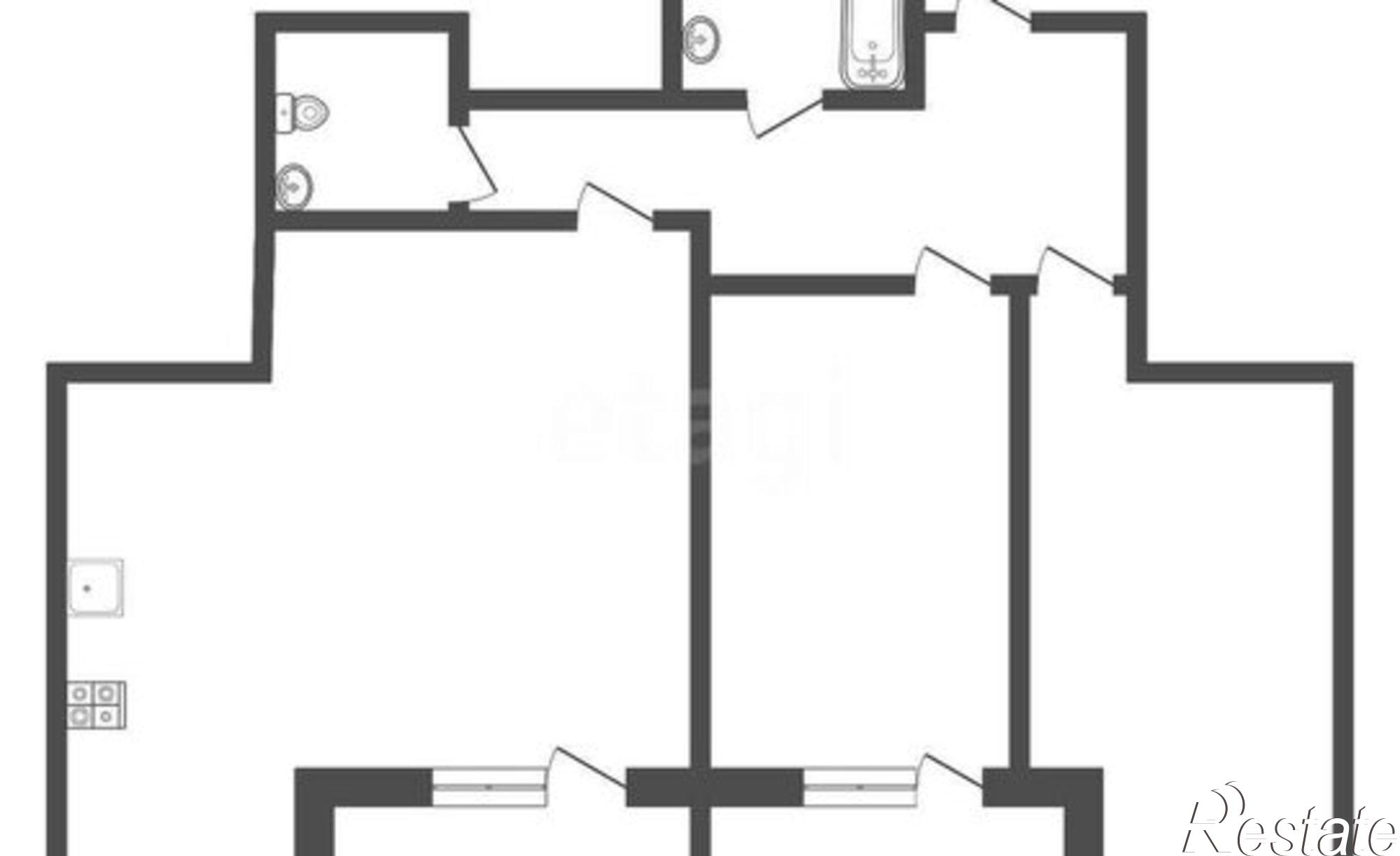 Купить квартиру за 9 750 000 рублей на ул Сурикова, 24