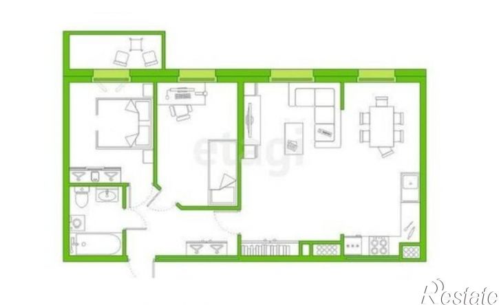 3-комн квартира улица Революции, 21,  д. 21