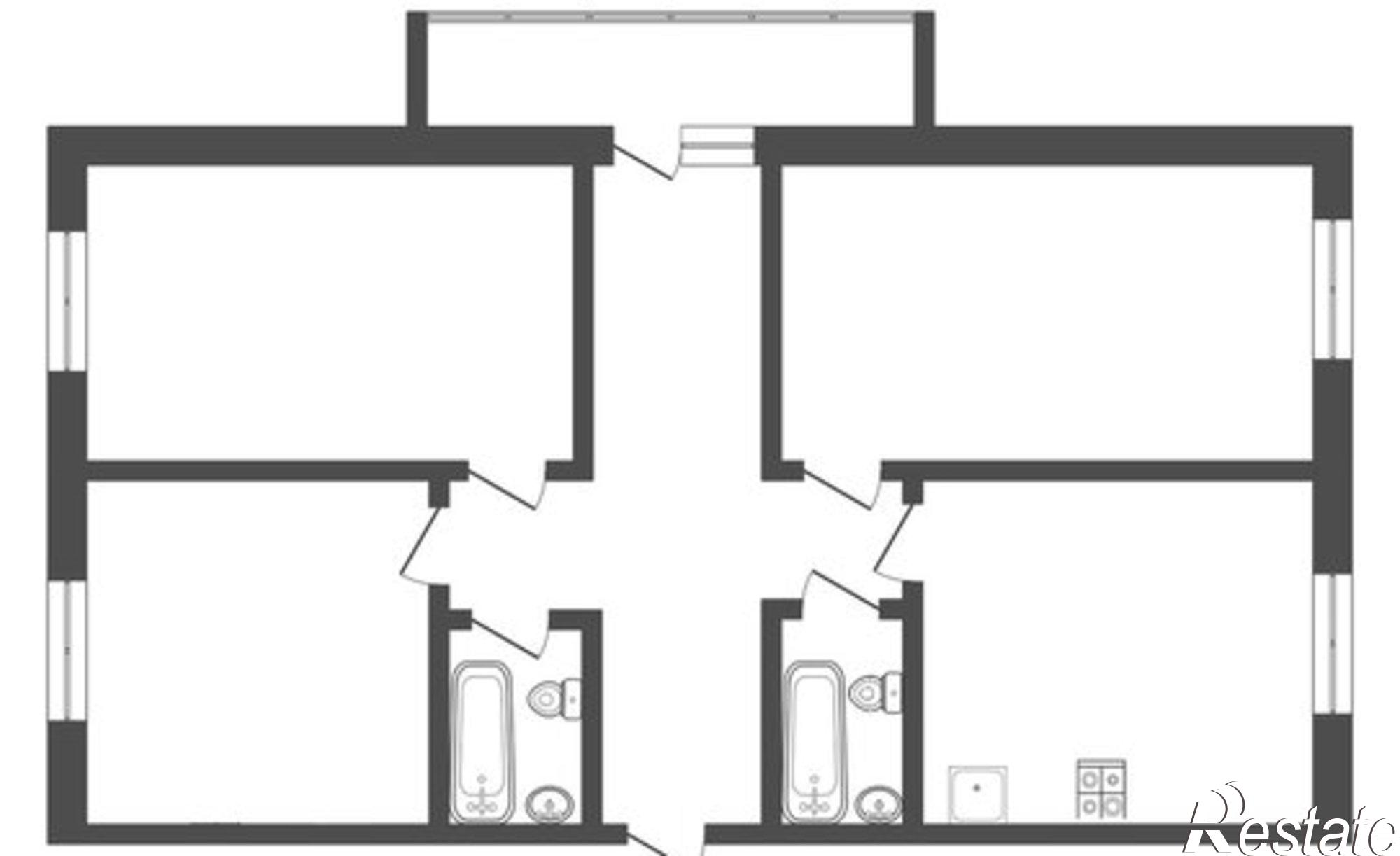 Купить квартиру за 4 660 000 рублей на Гарнизонный проезд, 2В
