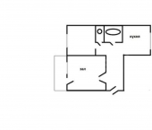2-комн, 50кв м, этаж 1/5 улица Грибоедова, 54