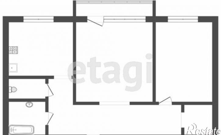 2-комн квартира ул Кутузова, 88б,  д. 88б