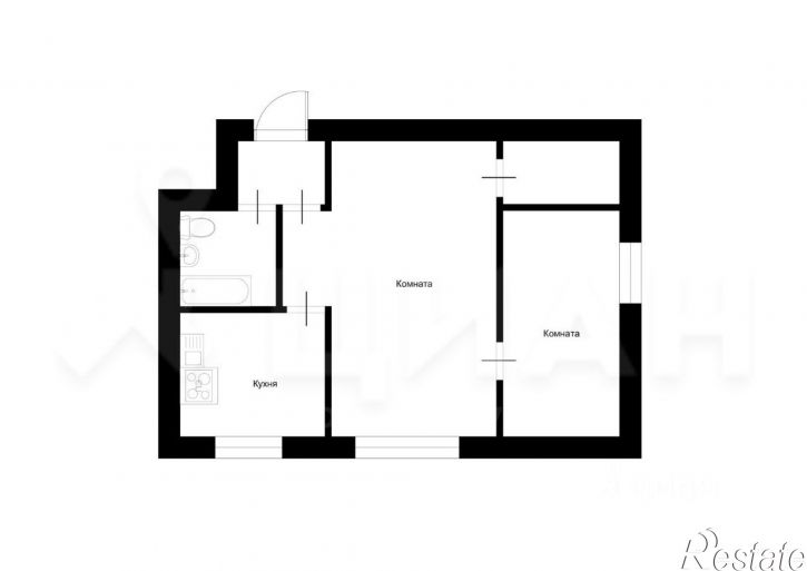 2-комн квартира Октябрьская улица, 85,  д. 85
