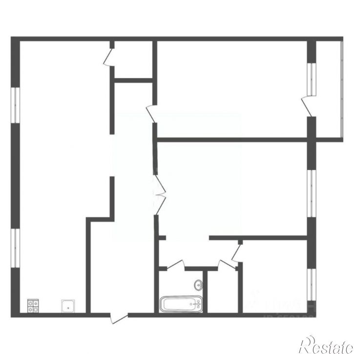 3-комн квартира улица Марата, 32,  д. 32
