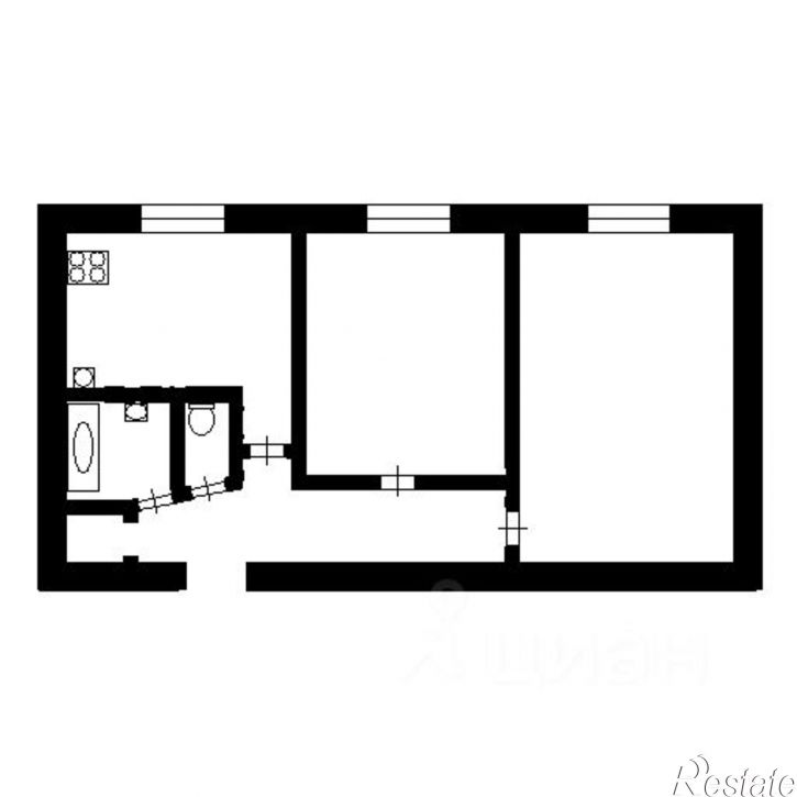 2-комн квартира пр-д 2-й Металлургов, 4,  д. 4