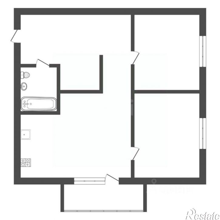 2-комн квартира ул Оружейная, 31А,  д. 31А