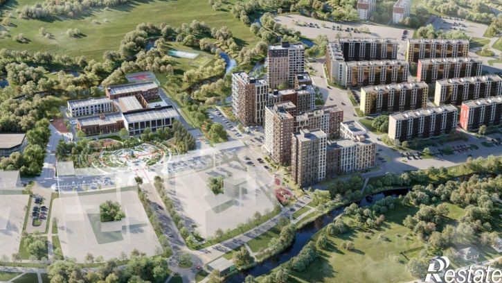 1-комн квартира в новом доме Самоварная улица