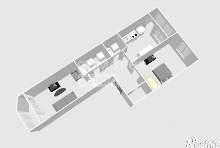 2-комн квартира пр-кт Ленина, 112,  д. 112