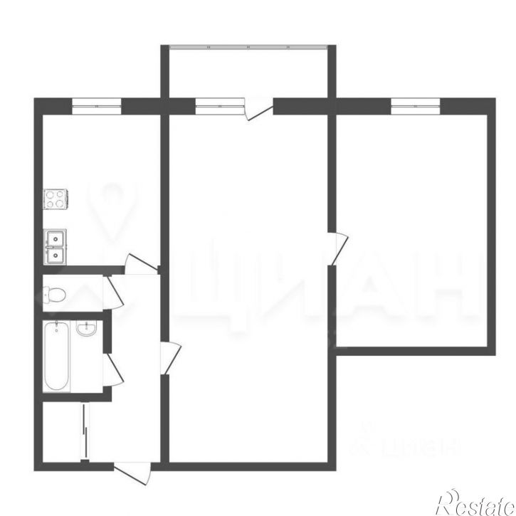 2-комн квартира ул Кутузова, 20а,  д. 20а