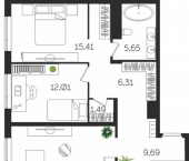 3-комн, 99 кв м, этаж 4/4 ул Богородицкая, 8В