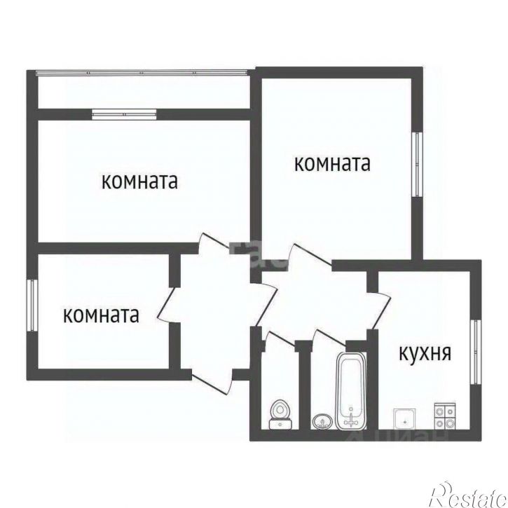 3-комн квартира Еловой проезд, 6,  д. 6