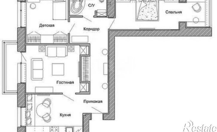 3-комн квартира улица Бондаренко, 29,  д. 29