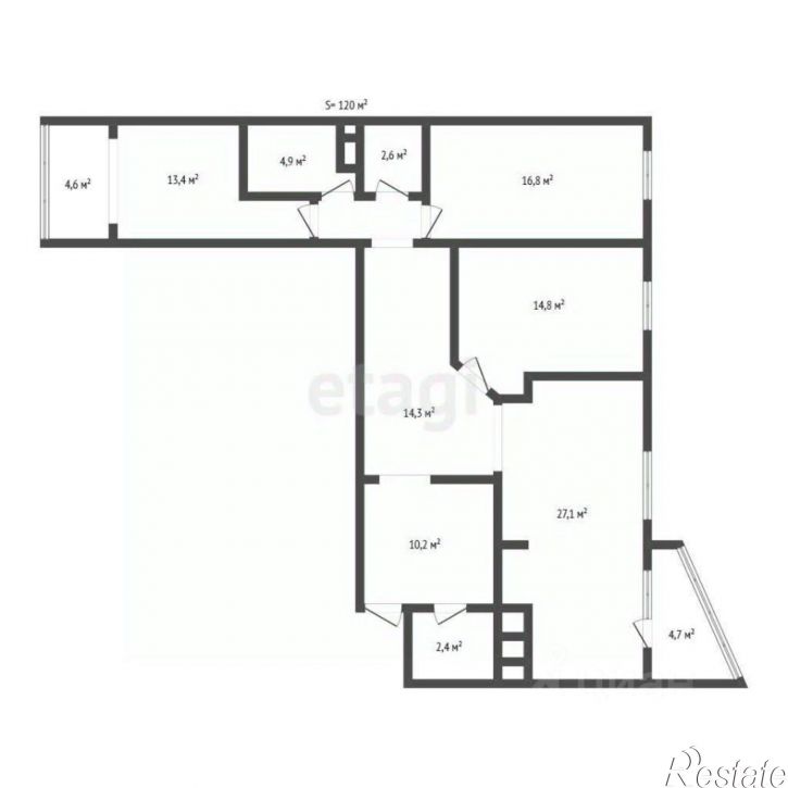 3-комн квартира улица Макаренко, 9Б,  д. 9Б