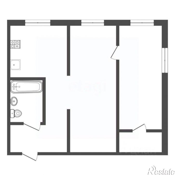 2-комн квартира Оружейная улица, 1В,  д. 1В
