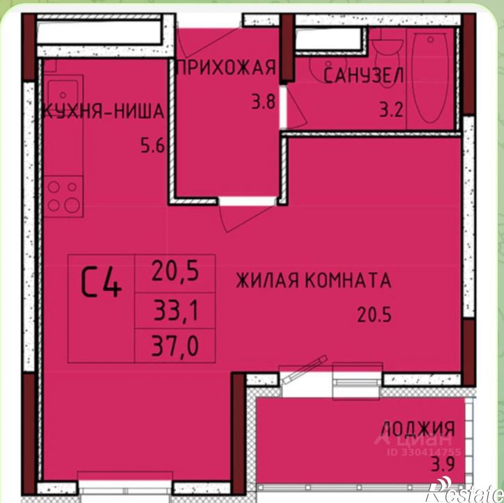 1-комн квартира улица Аркадия Шипунова, 1,  д. 1