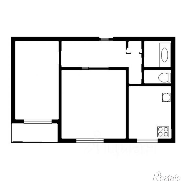 2-комн квартира Октябрьская улица, 89,  д. 89