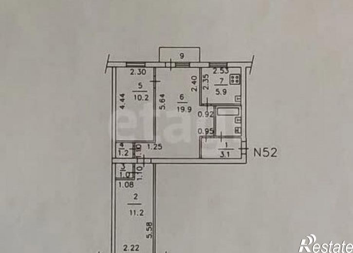 3-комн квартира ул Д.Ульянова, 12,  д. 12