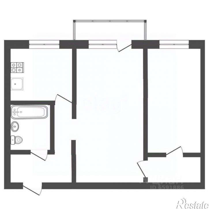 2-комн квартира ул Оборонная, 9А,  д. 9А