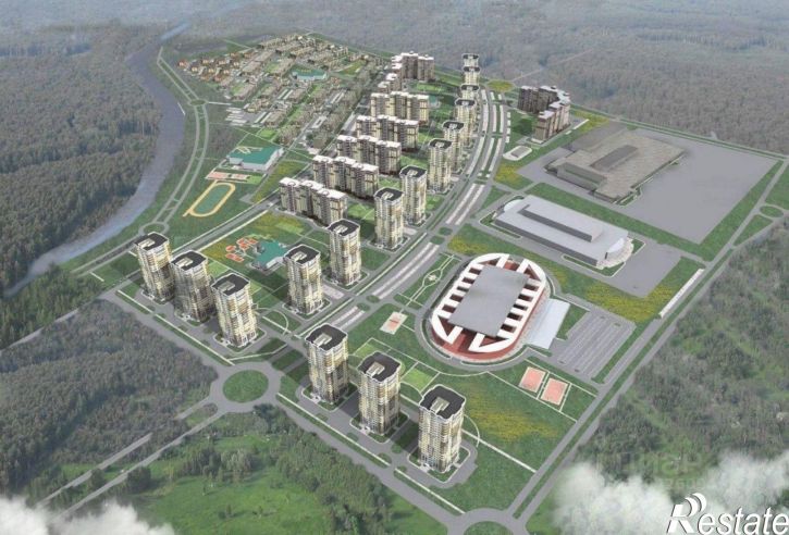 2-комн квартира в новом доме улица Аркадия Шипунова, 1,  д. 1